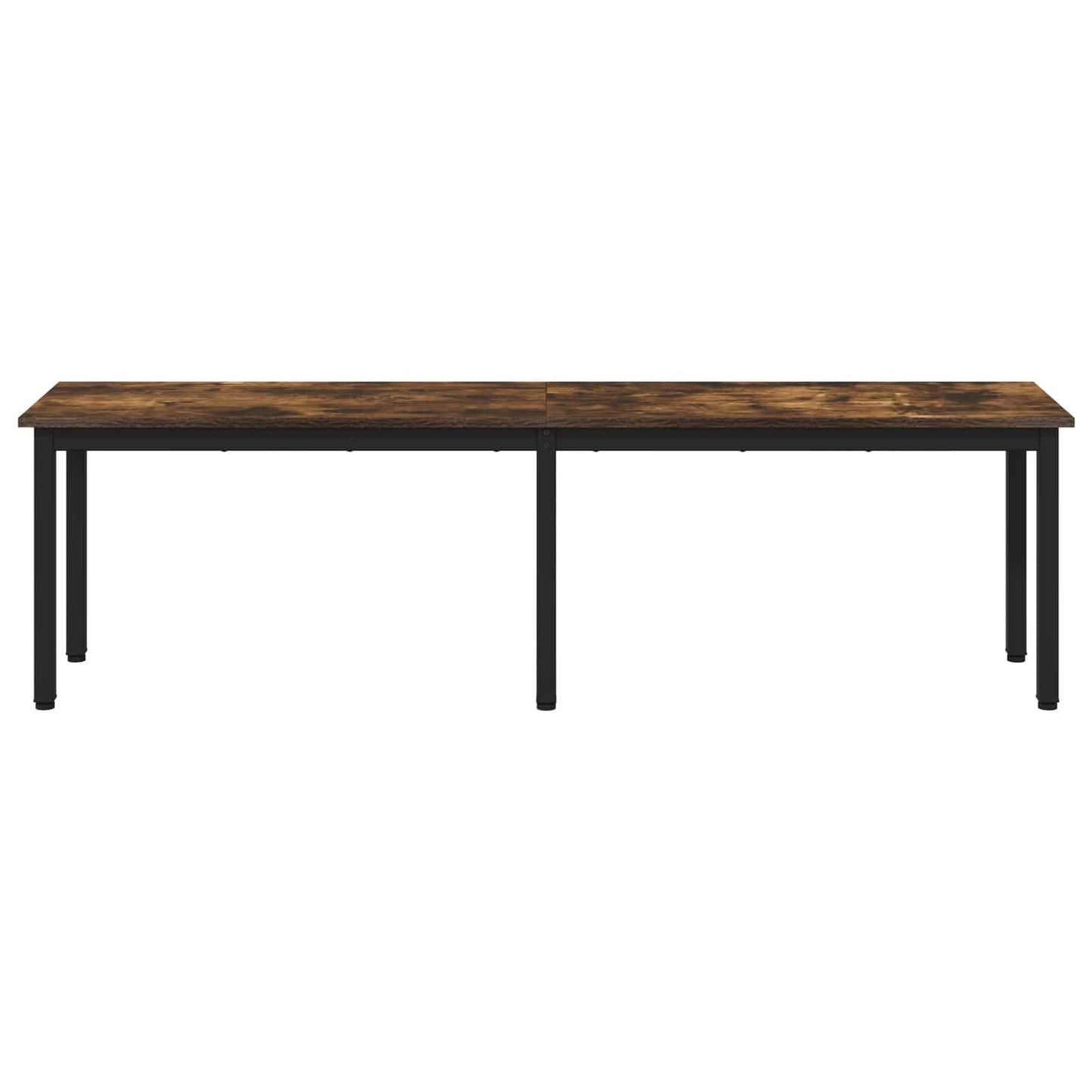 Bench Smoke Oak 160 x 35 x 45 cm Engineered Wood
