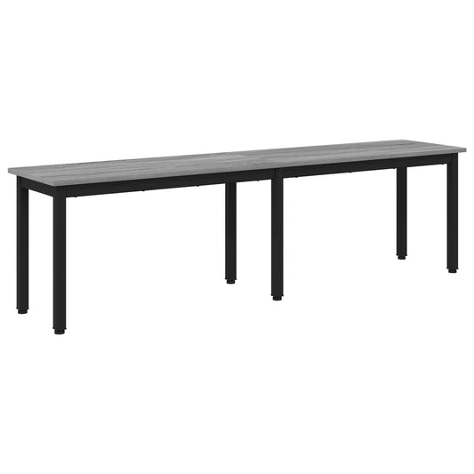 Bench Grey Sonoma 160 x 35 x 45 cm Engineered Wood