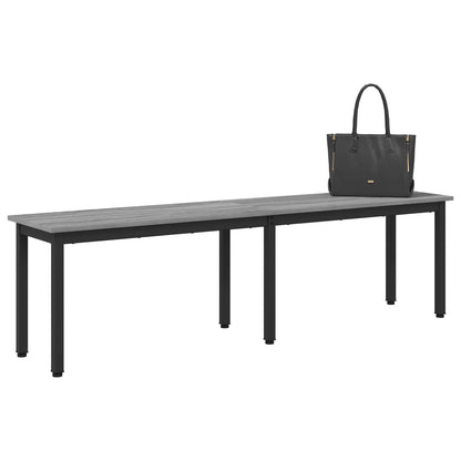 Bench Grey Sonoma 160 x 35 x 45 cm Engineered Wood