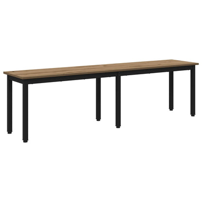 Bench Artisan Oak 160 x 35 x 45 cm Engineered Wood