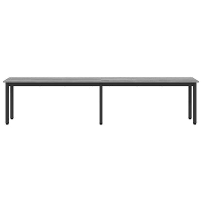 Bench Grey Sonoma 200 x 35 x 45 cm Engineered Wood