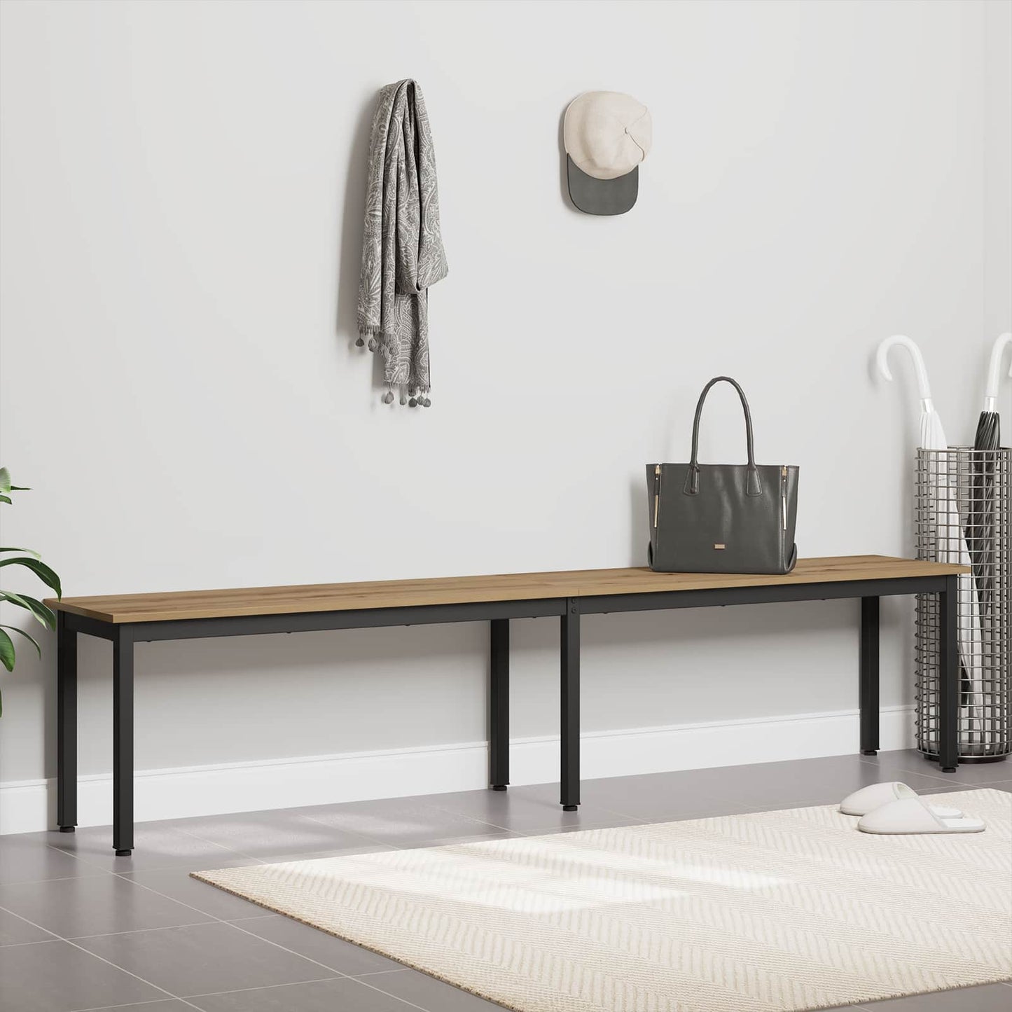 Bench Artisian Oak 200 x 35 x 45 cm Engineered Wood