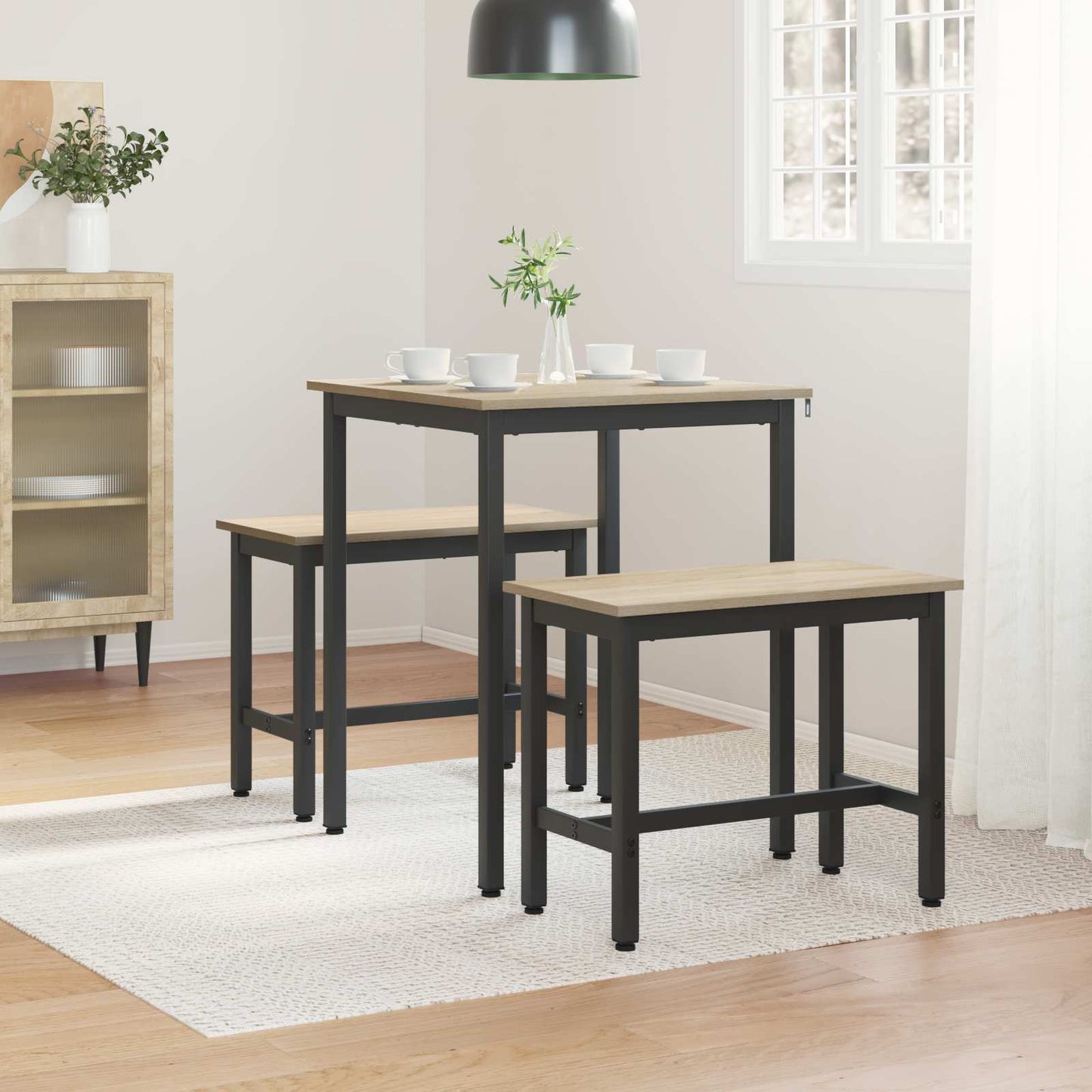 Dining Tables 60 x 60 x 75 cm METAL Square
