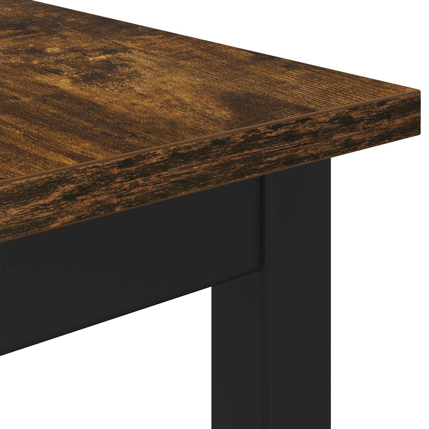 Dining Tables 60 x 60 x 75 cm Engineered Wood Smoked Oak Square