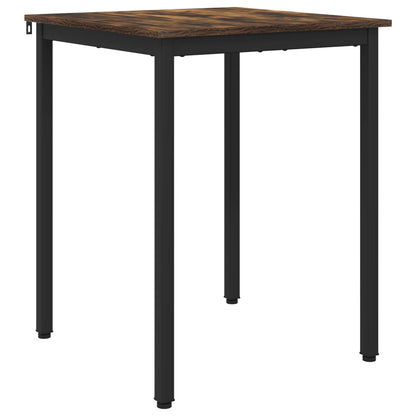Dining Tables 60 x 60 x 75 cm Engineered Wood Smoked Oak Square