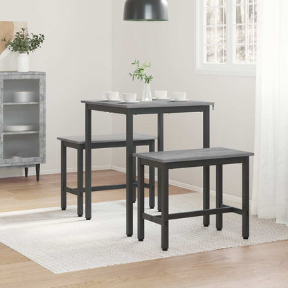 Dining Tables 60 x 60 x 75 cm Engineered Wood Grey Sonoma