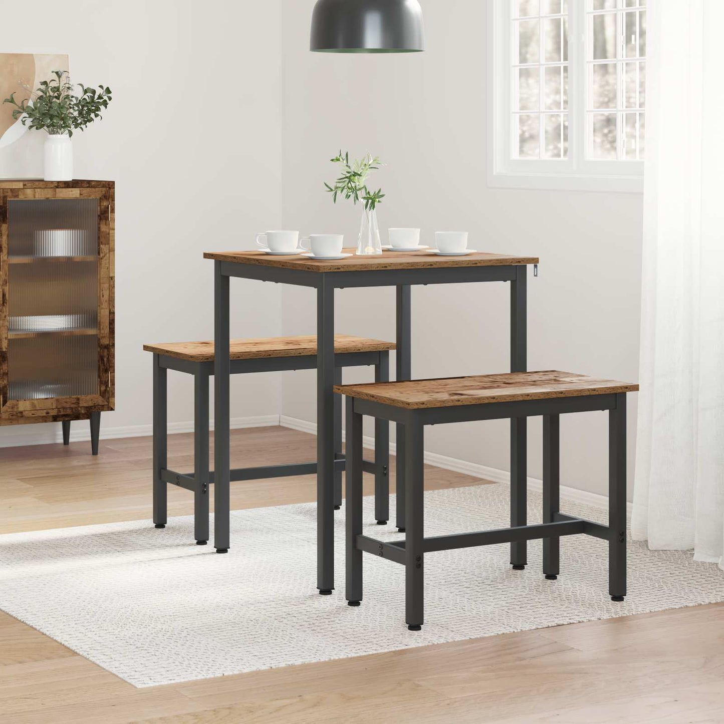 Dining Tables 60 x 60 x 75 cm Engineered Wood Oak Wood Square