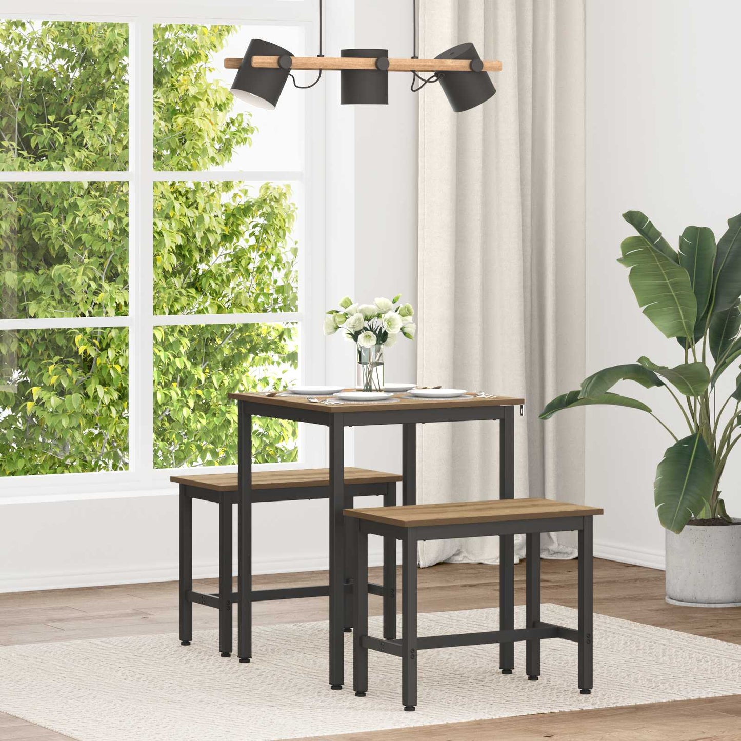 Dining Tables 60 x 60 x 75 cm Engineered Wood Artisan Oak