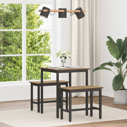 Dining Tables 60 x 60 x 75 cm Engineered Wood Artisan Oak