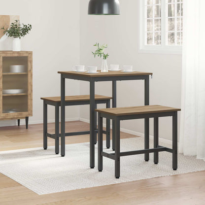 Dining Tables 60 x 60 x 75 cm Engineered Wood Artisan Oak
