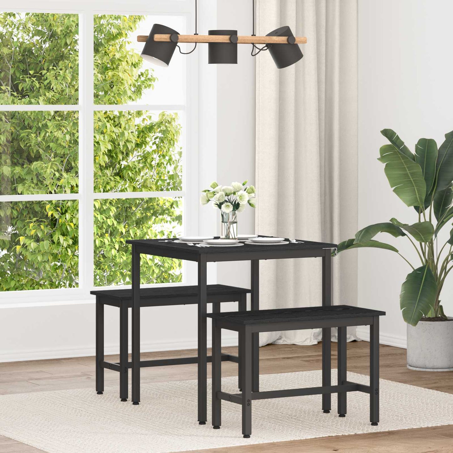 Dining Tables 70 x 70 x 75 cm METAL