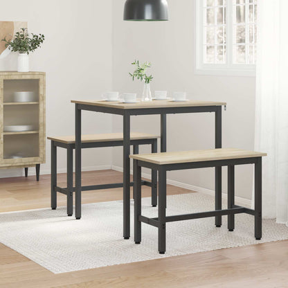Dining Tables 70 x 70 x 75 cm Engineered Wood Sonoma Oak Square