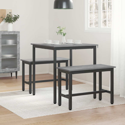 Dining Tables 70 x 70 x 75 cm Engineered Wood Grey Sonoma