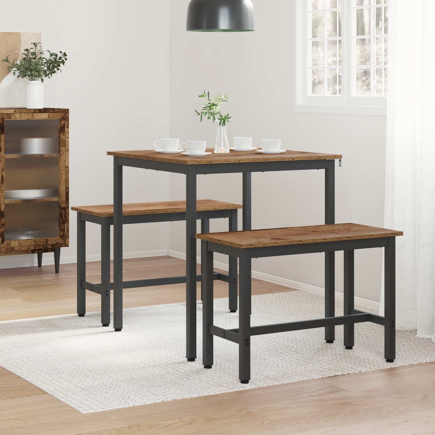 Dining Tables 70 x 70 x 75 cm Engineered Wood Oak Wood Square