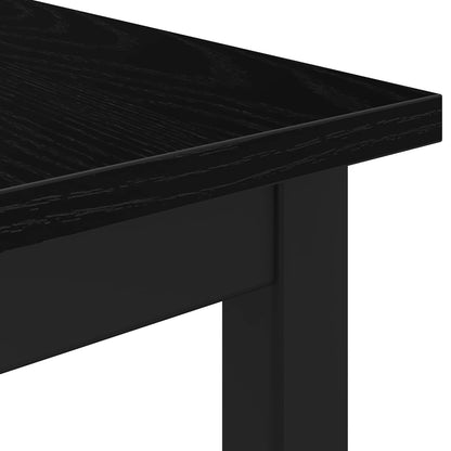 Dining Tables 80 x 80 x 75 cm Engineered Wood Black Oak Square