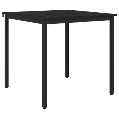 Dining Tables 80 x 80 x 75 cm Engineered Wood Black Oak Square