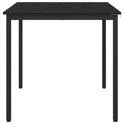 Dining Tables 80 x 80 x 75 cm Engineered Wood Black Oak Square