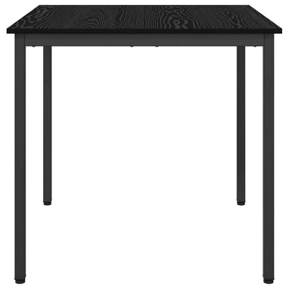 Dining Tables 80 x 80 x 75 cm Engineered Wood Black Oak Square