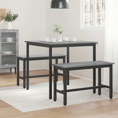 Dining Tables 80 x 80 x 75 cm Engineered Wood Grey Sonoma