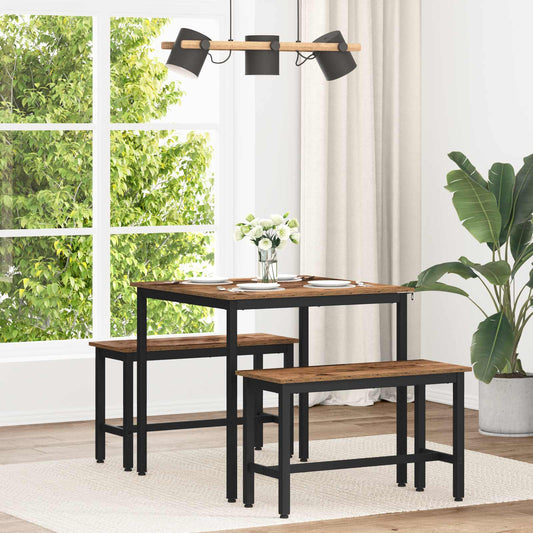 Dining Tables 80 x 80 x 75 cm Engineered Wood Oak Wood Square