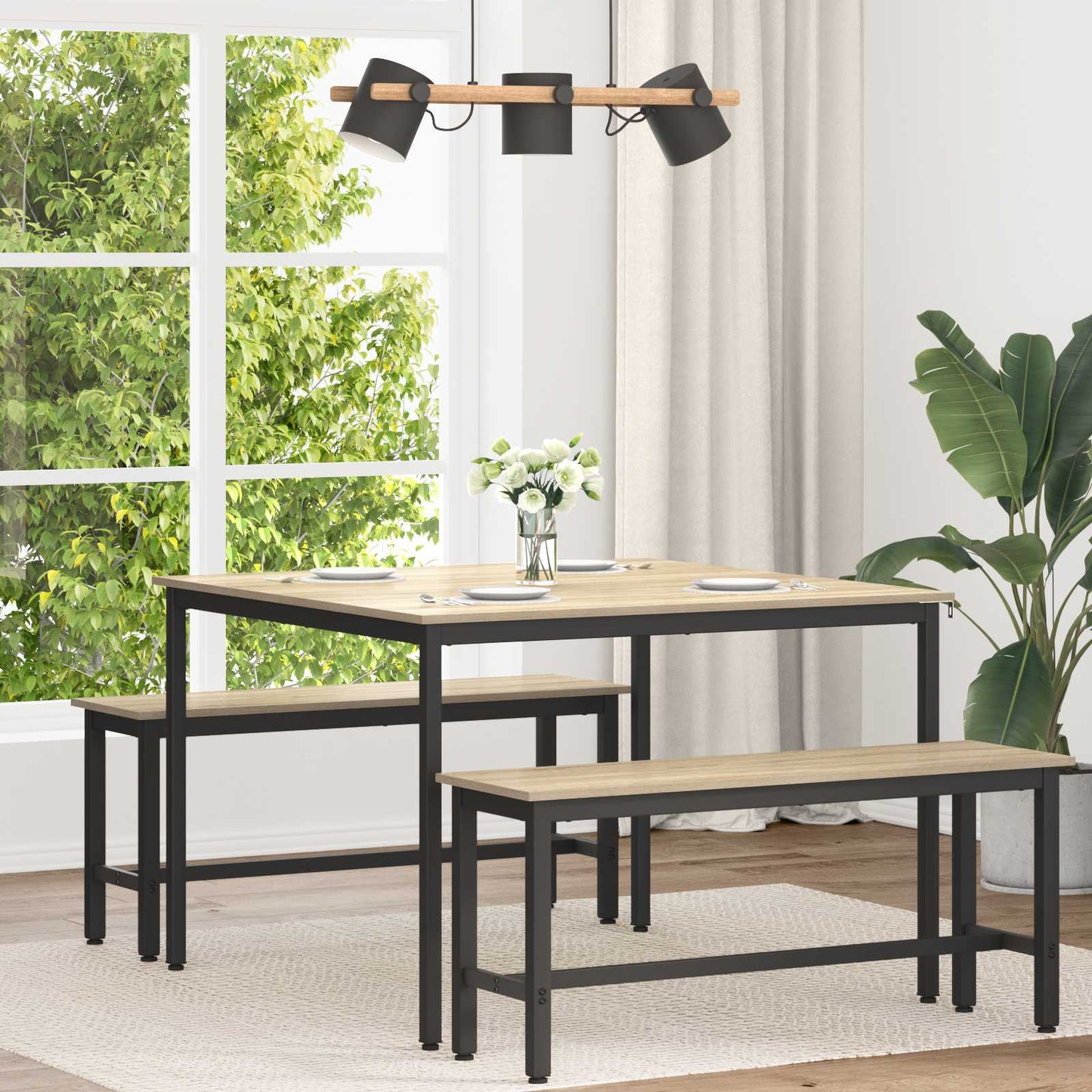 Dining Tables 110 x 110 x 75 cm Engineered Wood Sonoma Oak