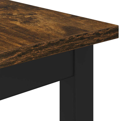 Dining Tables 110 x 110 x 75 cm Engineered Wood Smoked Oak
