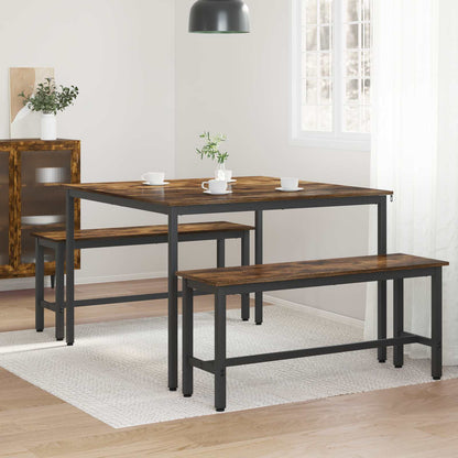Dining Tables 110 x 110 x 75 cm Engineered Wood Smoked Oak