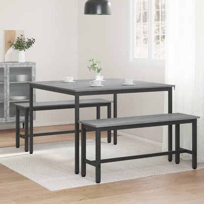 Dining Tables 110 x 110 x 75 cm Engineered Wood Grey Sonoma