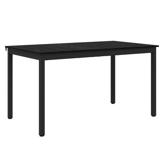 Dining Tables 140 x 80 x 75 cm Engineered Wood Black Oak