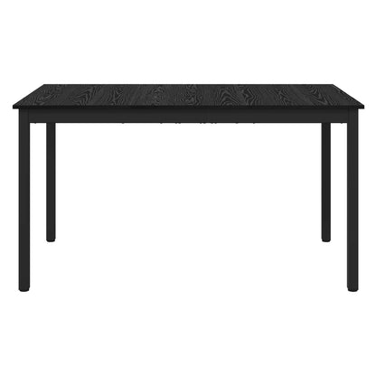Dining Tables 140 x 80 x 75 cm Engineered Wood Black Oak