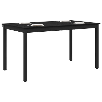 Dining Tables 140 x 80 x 75 cm Engineered Wood Black Oak