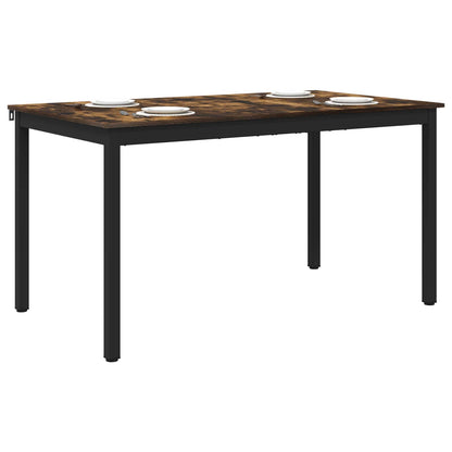 Dining Tables 140 x 80 x 75 cm Engineered Wood Smoked Oak