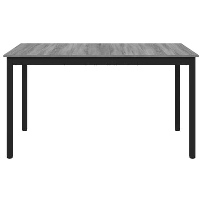 Dining Tables 140 x 80 x 75 cm Engineered Wood Grey Sonoma
