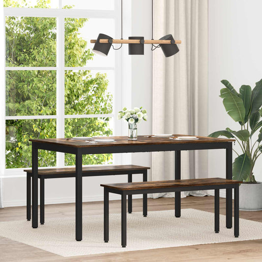 Dining Tables 150 x 90 x 75 cm Engineered Wood Smoked Oak