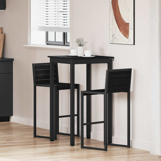 Standing Bar Table Engineered Wood Square