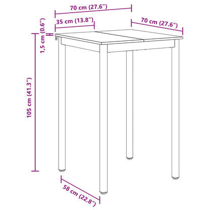 Standing Bar Table Engineered Wood
