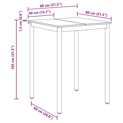 Standing Bar Table Engineered Wood