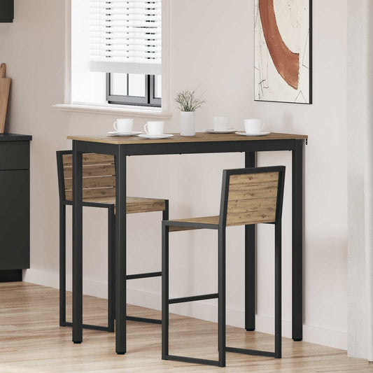 Standing Bar Table Engineered Wood Rectangular