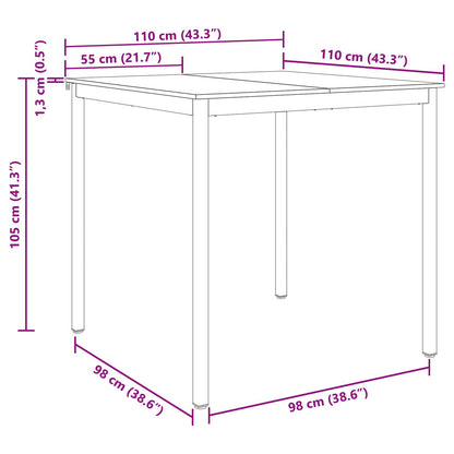 Standing Bar Table Engineered Wood