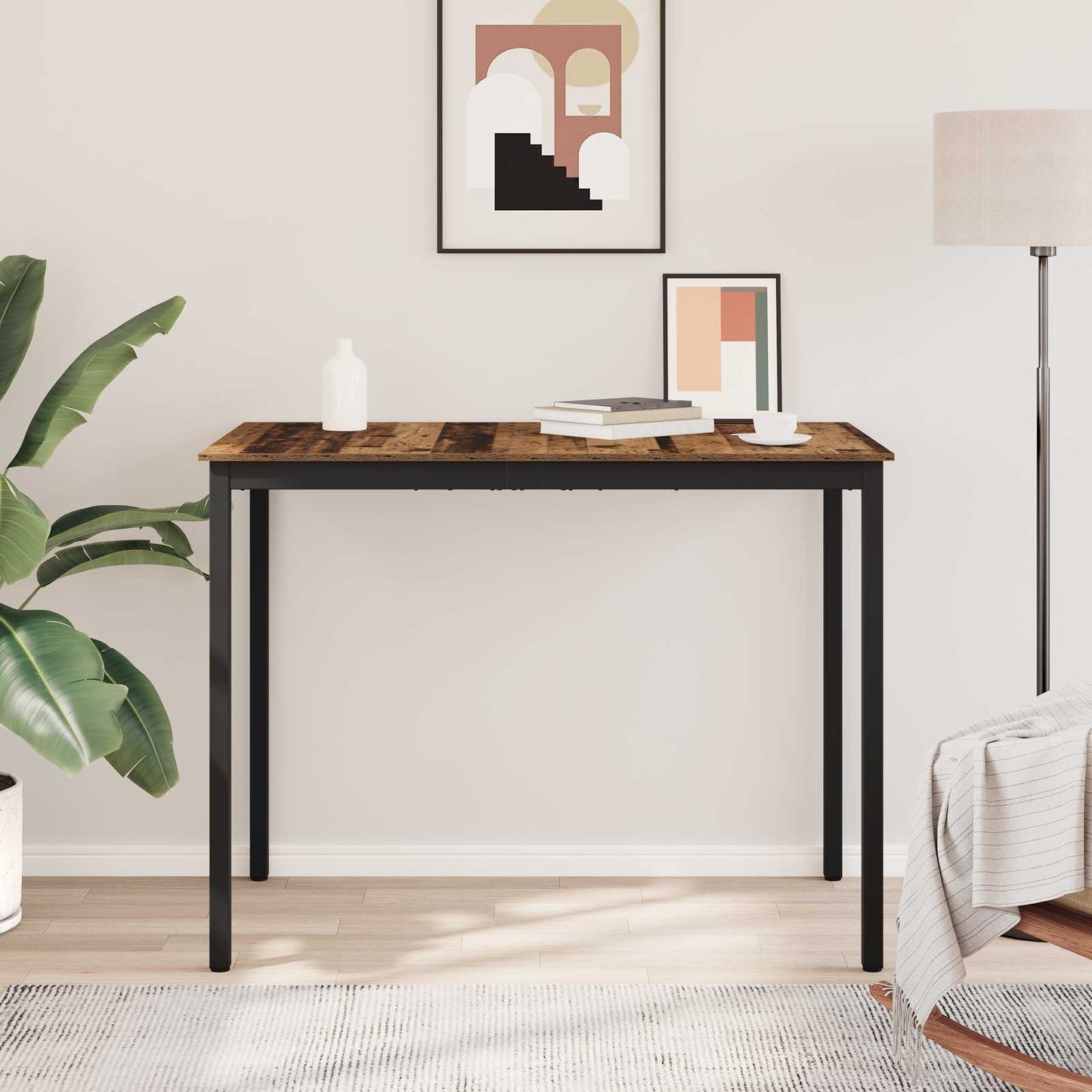Standing Bar Table Engineered Wood