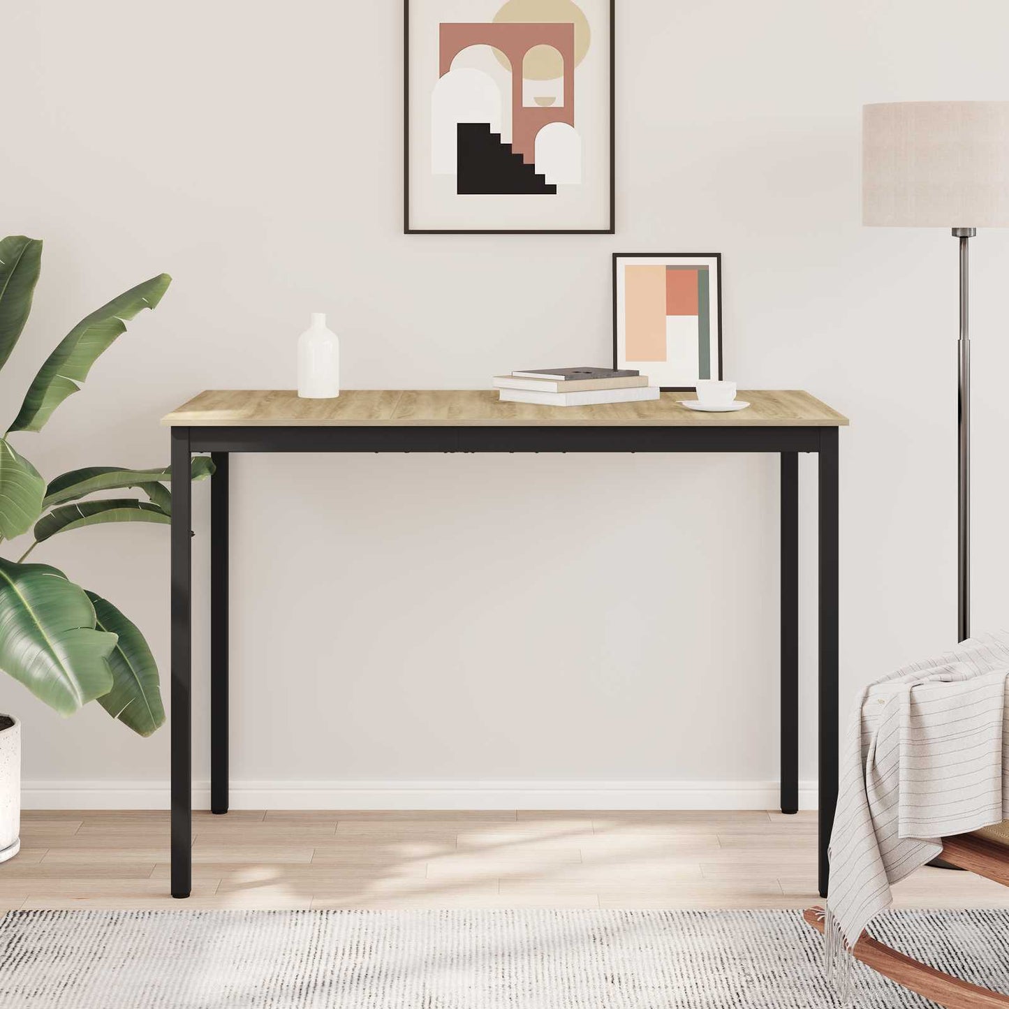 Standing Bar Table Engineered Wood Rectangular