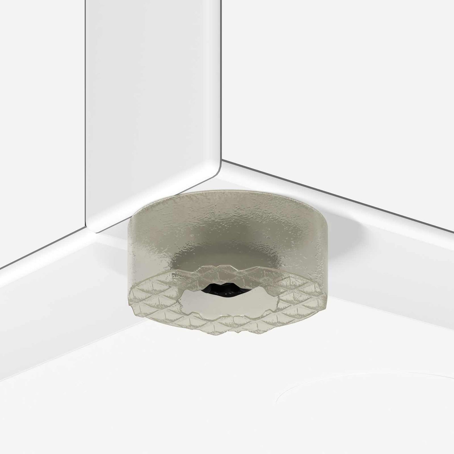 Umbrella Stand White 25 x 24.5 x 64 cm Engineered Wood