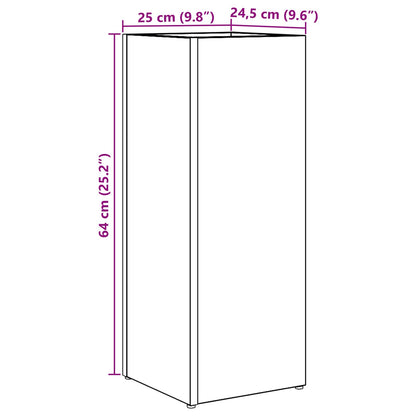 Umbrella Stand Sonoma Oak 25 x 24.5 x 64 cm Engineered Wood