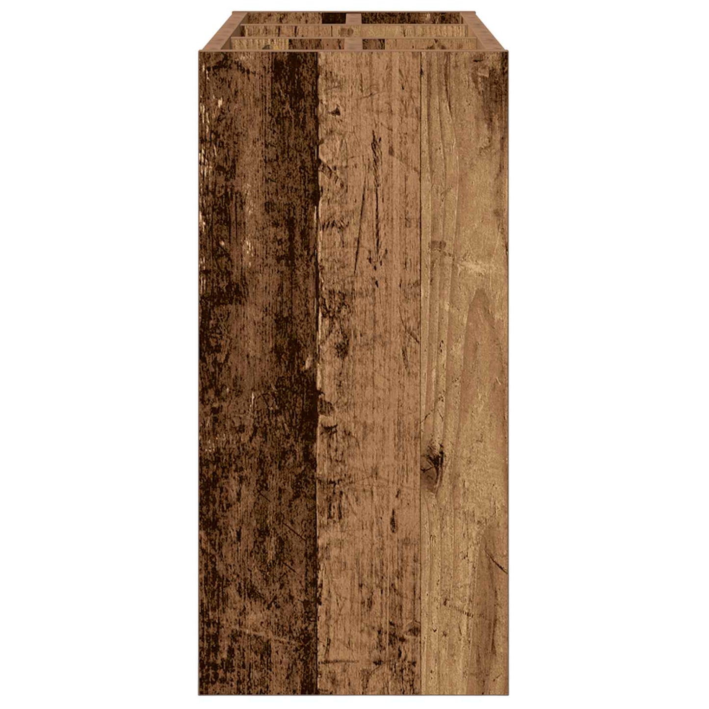 Umbrella Stand Old Wood 65 x 24 x 50 cm Engineered Wood