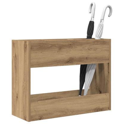 Umbrella Stand Artisan Oak 65 x 24 x 50 cm Engineered Wood