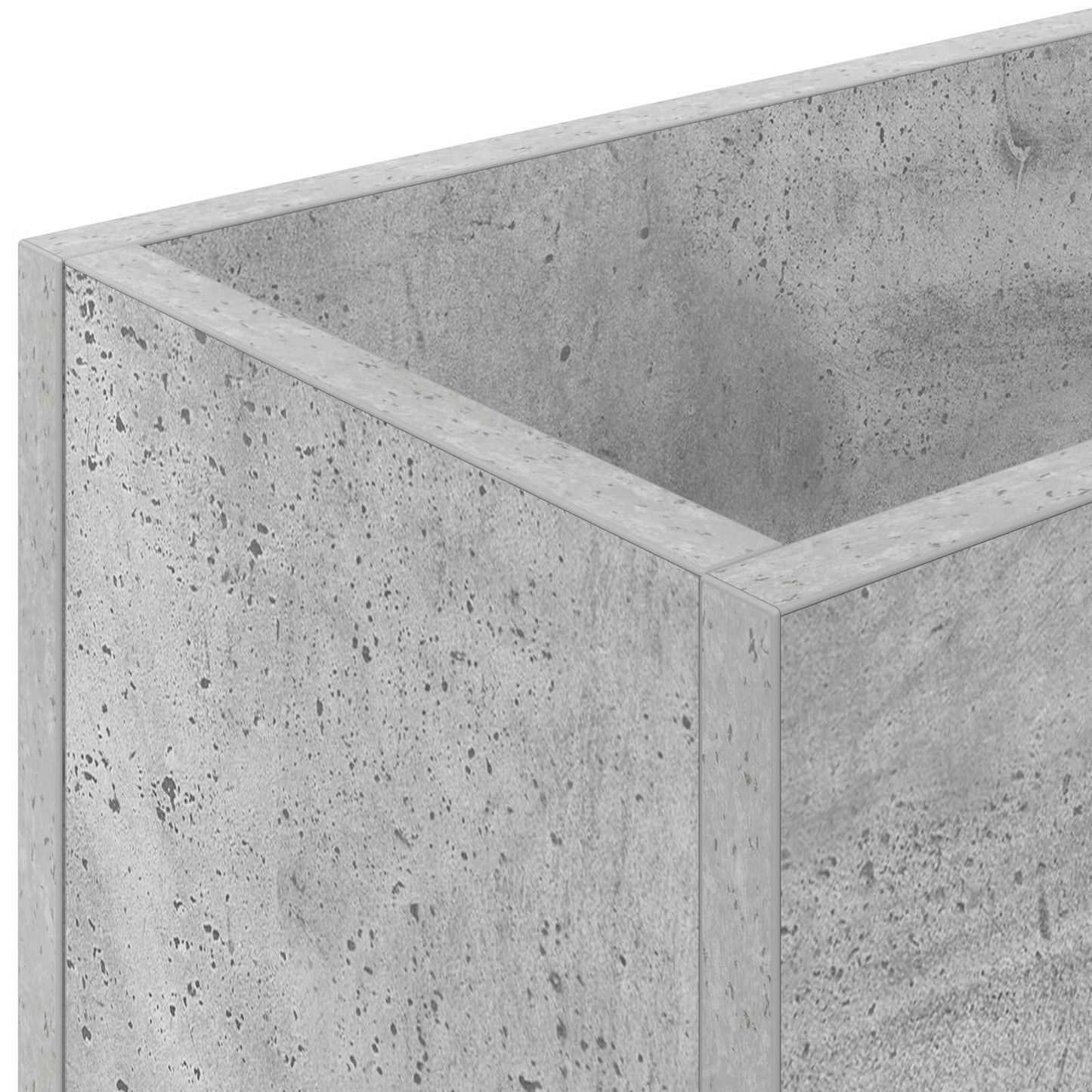 Umbrella Stand Concrete Grey 40 x 20 x 55.5 cm Engineered Wood