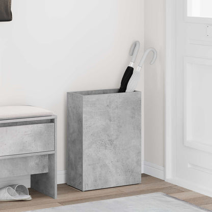 Umbrella Stand Concrete Grey 40 x 20 x 55.5 cm Engineered Wood