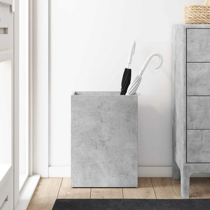 Umbrella Stand Concrete Grey 40 x 20 x 55.5 cm Engineered Wood