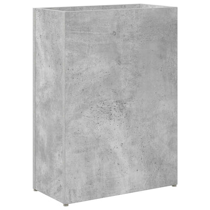 Umbrella Stand Concrete Grey 40 x 20 x 55.5 cm Engineered Wood