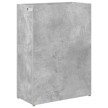 Umbrella Stand Concrete Grey 40 x 20 x 55.5 cm Engineered Wood